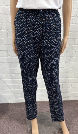 Claudia C Spotty Pattern Print Trousers
