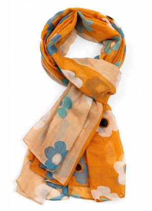 Pure Fashions Bold Floral Scarf