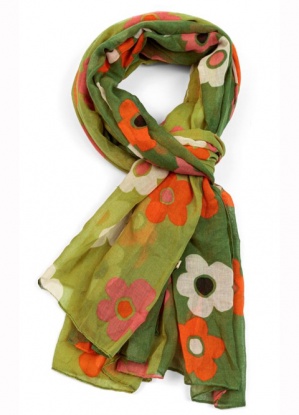 Pure Fashions Bold Floral Scarf