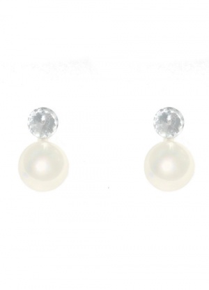 SHS Fiona Pearl and Crystal Earrings