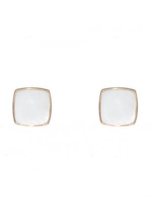 SHS Serena Simplicity Summer Earrings In White