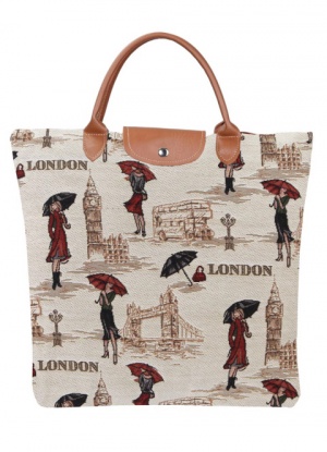 Signare Tapestry Foldaway Shopper Bag