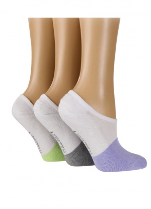 Wild Feet 3 Pack Cushioned shoe Liner Sock
