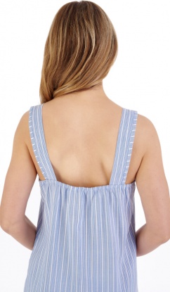 Slenderella Stripe Wide Strap Nightdress