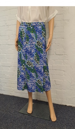 Amelia Jane of London 6 Panel Multi Floral Skirt