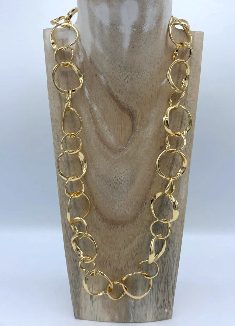 Jess and Lou Gold Cascading Connection Necklace