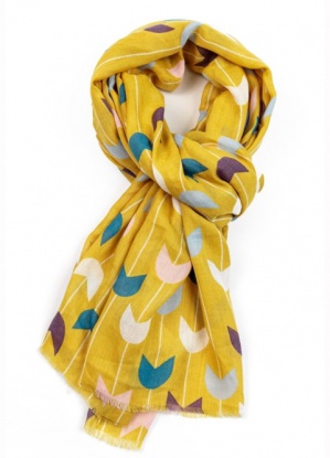 Pure Fashions Tulip Print Scarf