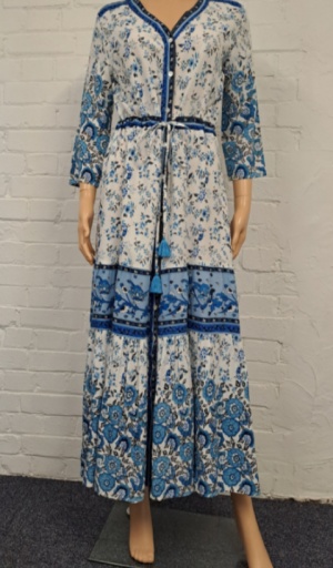 Jessica Graaf Blue Bohemian Style Dress