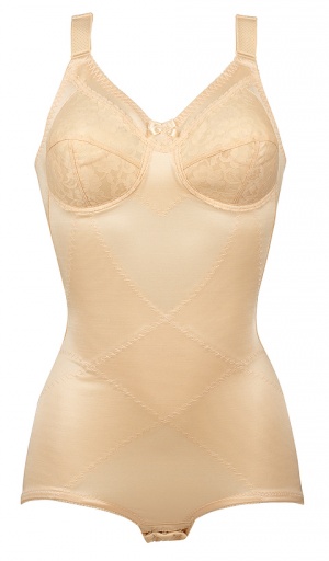 Naturana Zip Front Open Corselette - Suzanne Charles
