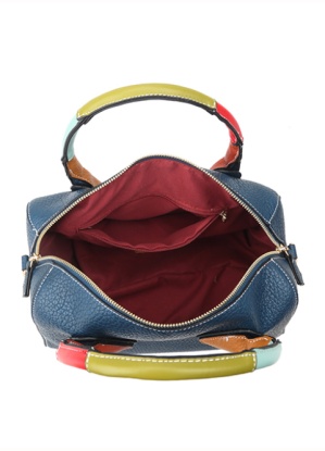 Long & Son Multi Coloured Handle Bag
