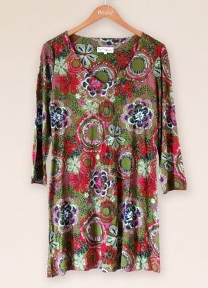 Mistral Crazy Cath Pintuck Tunic Tee