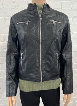 Jessica Graaf Jacket in Faux Leather