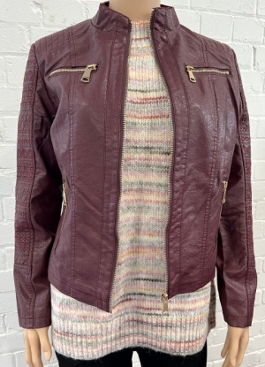 Jessica Graaf Jacket in Faux Leather