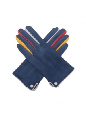 Pure Fashions Faux Suede Gloves