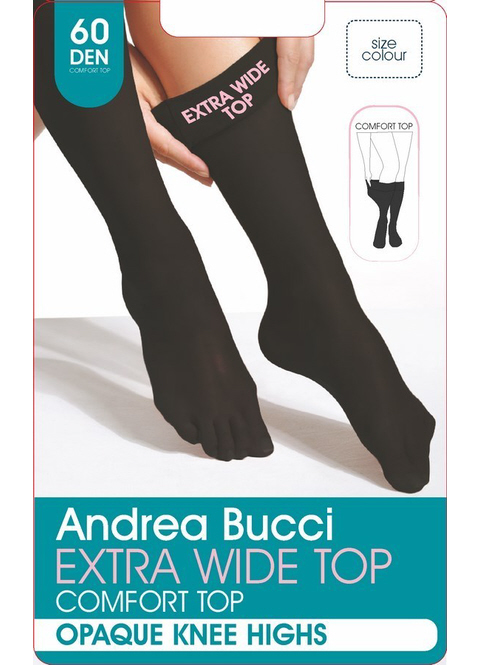 Andrea Bucci 60D Comfort Top Knee Highs