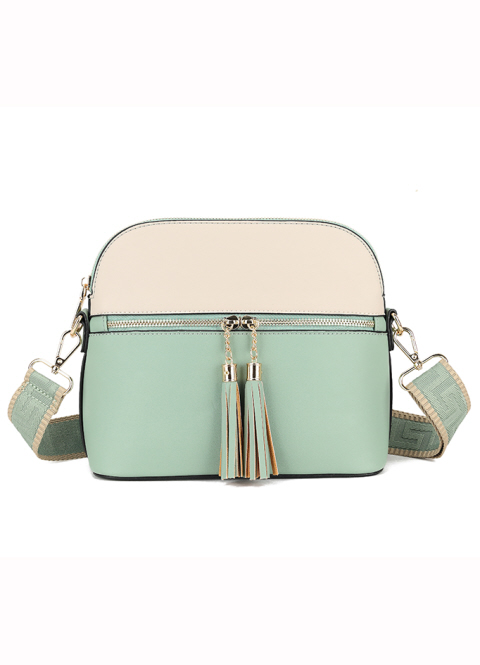 Leather Crossbody Two Tone Crossbody Bag Jet Set Small Two-Tone