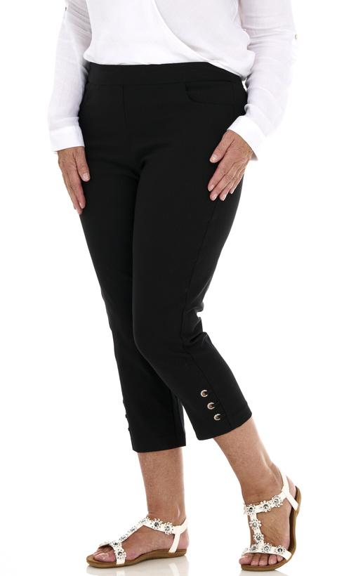 Pinns Eyelet Detail Crop Trouser 