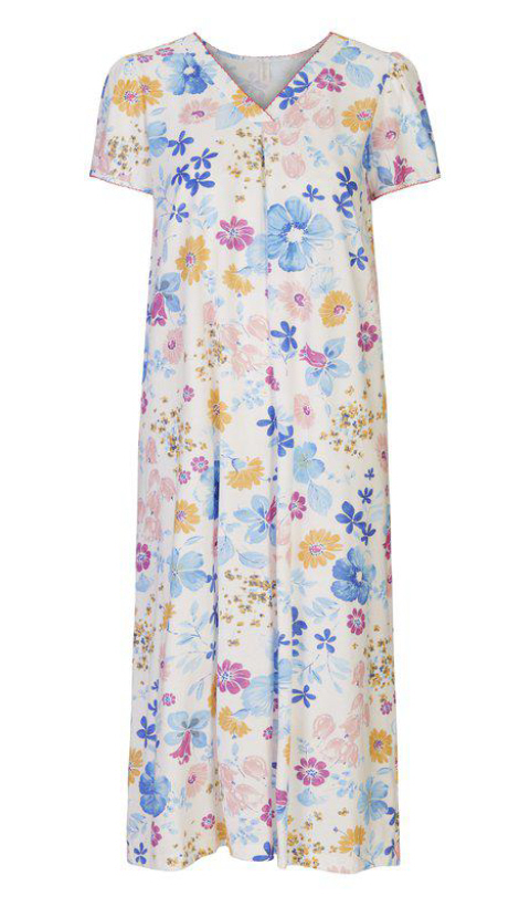 Damella Multicoloured Short Sleeve Nightdress