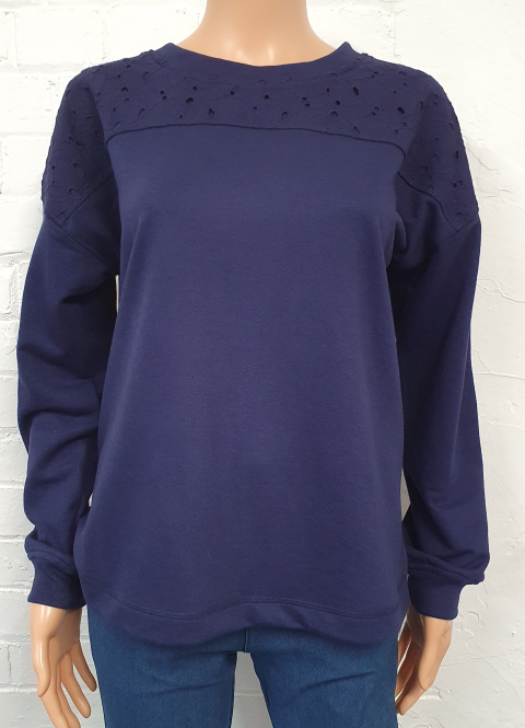 Mudflower Long Sleeve Sweatshirt - Suzanne Charles