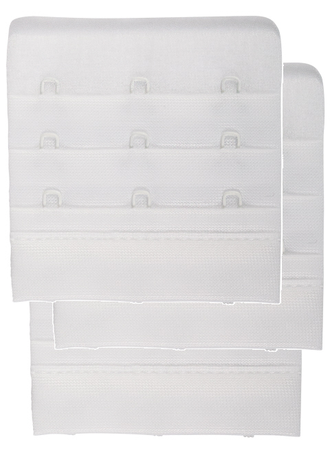 thumbnail image 2 of TELOLY 3 Pcs Bra Extender,3.8" Three-Row And Two-Fasteners Bra Strap Extender,Adjustable And 2 of 12