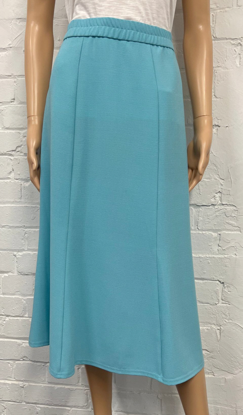 Amelia Jane Of London Cara Aqua 6 Panel Skirt