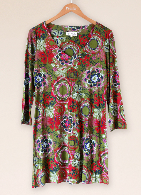 Mistral Crazy Cath Pintuck Tunic Tee - Suzanne Charles