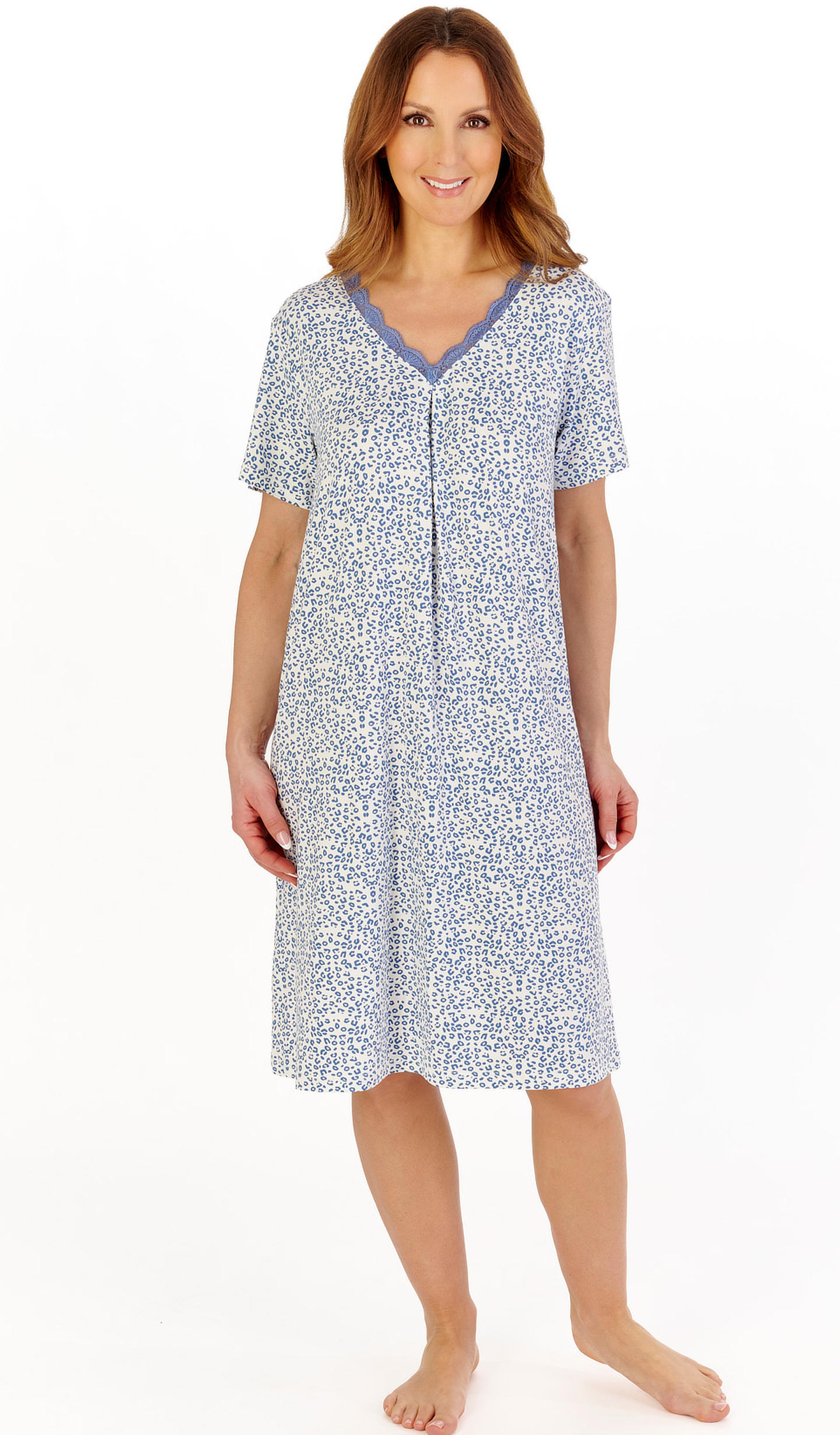 Gaspe Animal Print Nightdress - Suzanne Charles