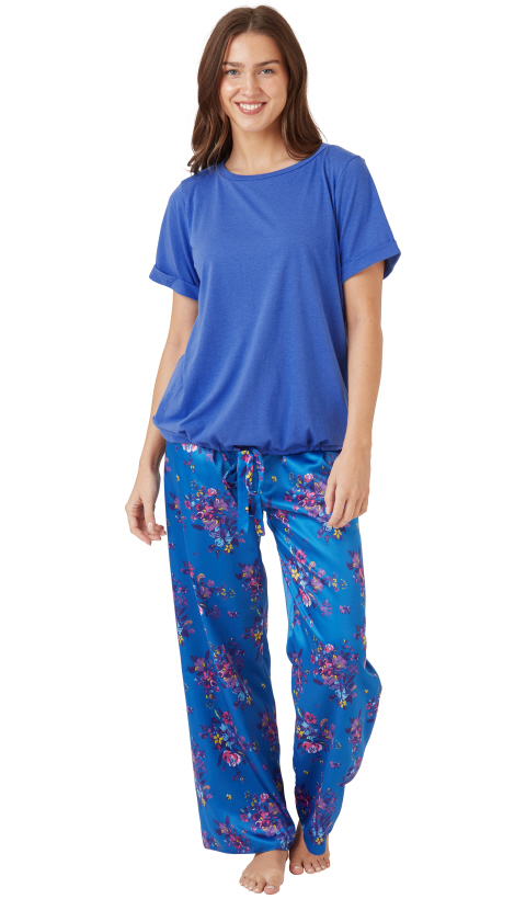 INDIGO SKY SATIN BLUE PYJAMA
