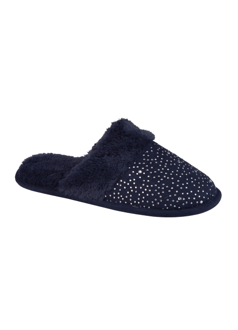 Jo & Joe Ladies Mirador Diamante Mule Slippers