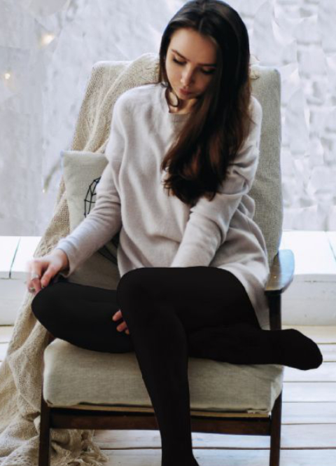 Couture Luxurious Fleece Lined Tights Suzanne Charles