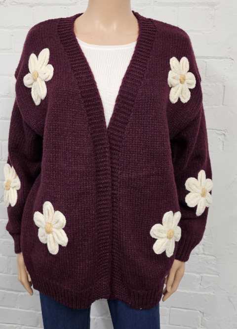 Paramour Knitted Daisy Cardigan - Suzanne Charles