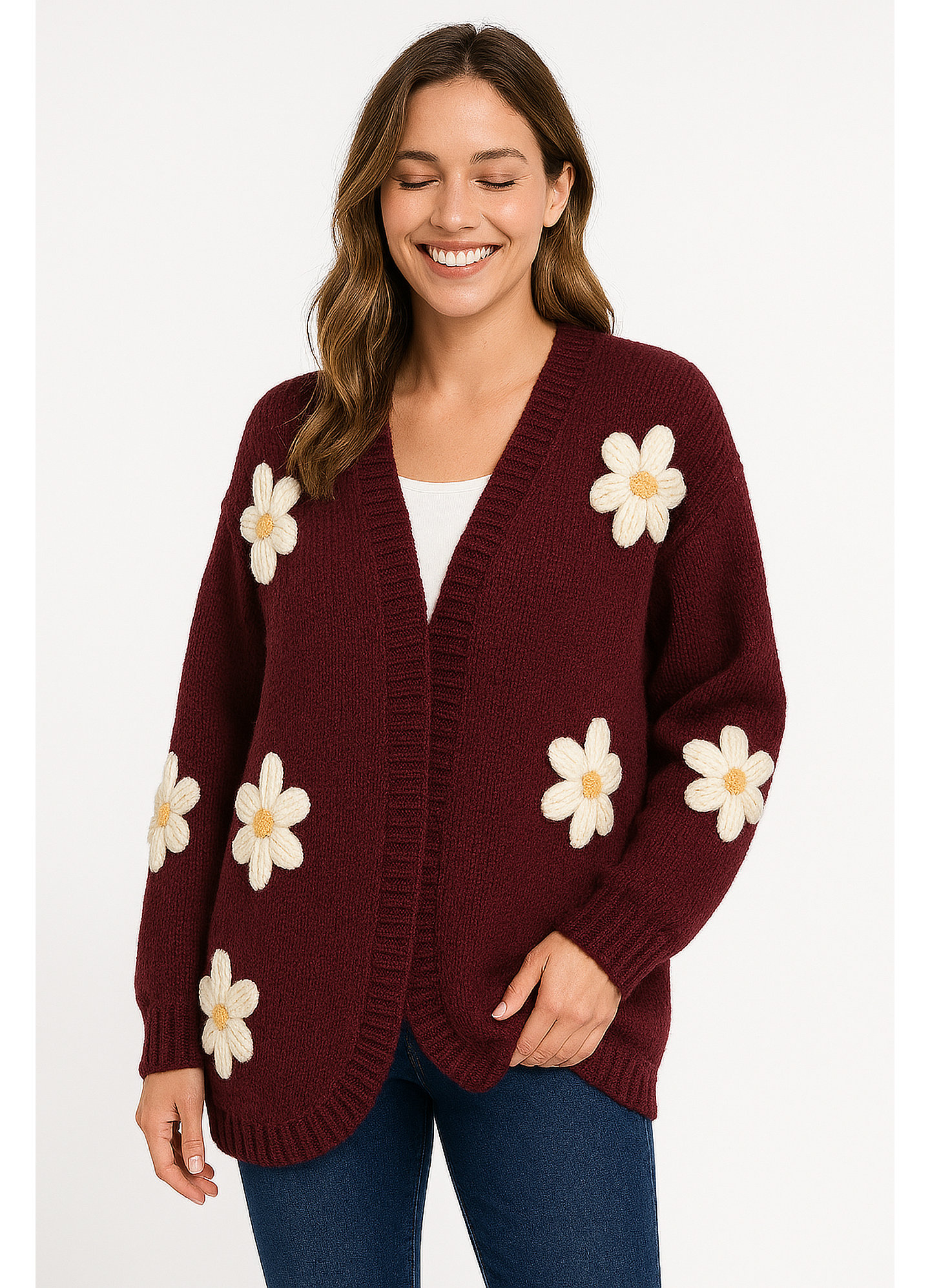 Paramour Knitted Daisy Cardigan - Suzanne Charles