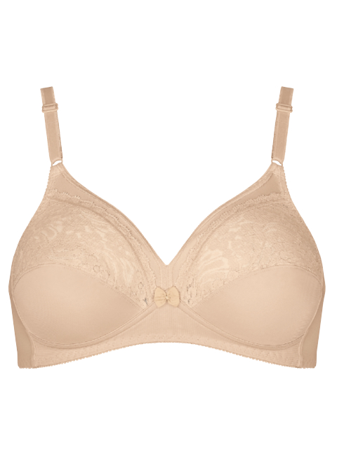 Soutien-gorge Sans Armatures Triumph Formfit N X - En Coton Stretch, Dentelle Florale, Confort Et Maintien