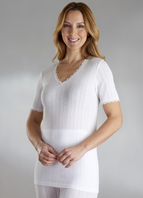 Vedonis Short Sleeve Thermal Top - Suzanne Charles
